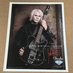 JOHN 5 - Fender Guitars - 60 Years - 2006 Print Advertisement